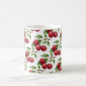 Tasse cerises aquarelle récolte douce (Centre)