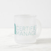 Tasse certifiée givrée de directeur (Devant droit)