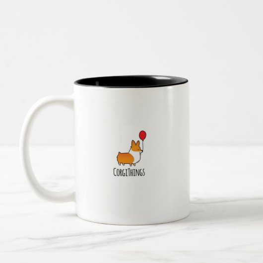 Tasse chanceuse | CorgiThings de shamrock de corgi (Gauche)