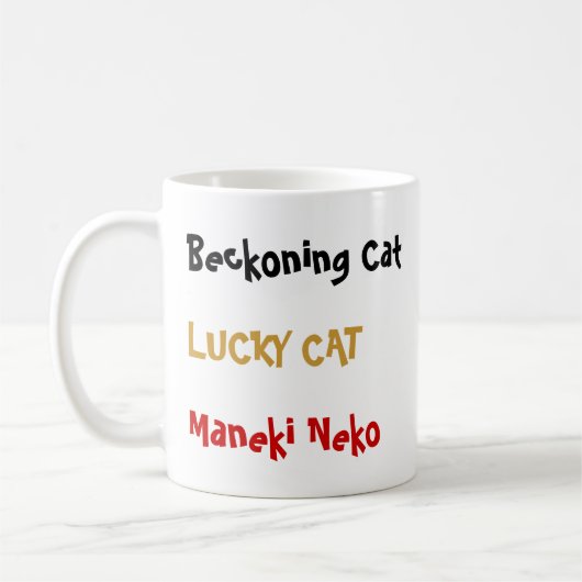 TASSE CHANCEUSE DE CAT (Gauche)