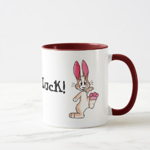 Tasse chanceuse de lapin