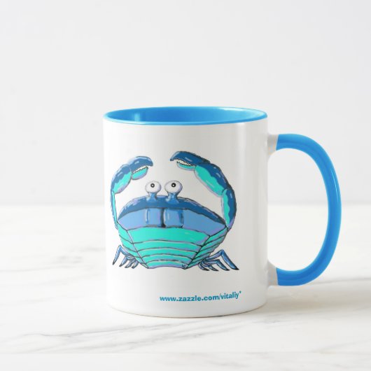 Tasse chanceuse de signe d'horoscope de crabe (Droite)