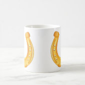 Tasse chanceuse en fer à cheval d'or (Centre)