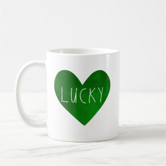 Tasse chanceuse irlandaise Rae Dunn de coeur