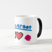 Tasse changeant de couleur (Devant droit)