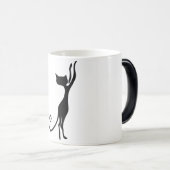 Tasse changeante de chat de couleur (Devant droit)