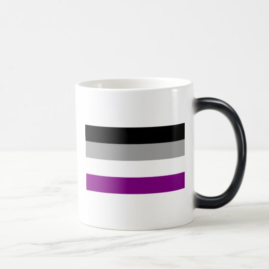 Tasse changeante de couleur asexuelle (Droite)