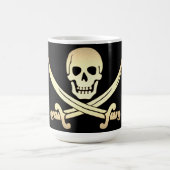 tasse changeante de jolly roger de couleur (Centre)