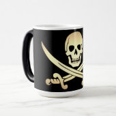 tasse changeante de jolly roger de couleur (Devant gauche)