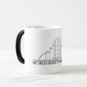 Tasse changeante de logo de couleur d'ADSW (Devant gauche)