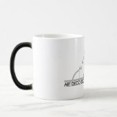Tasse changeante de logo de couleur d'ADSW (Gauche)