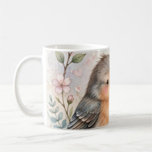 Tasse Chant d'oiseau du jardin pastel