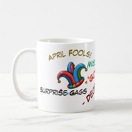 Tasse Chapeau de Fou du Poisson d'Avril Mug Classi (Gauche)
