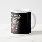 Tasse Chat Astronaute Drôle : Perdu dans l'Espace (Devant droit)