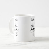 Tasse chat café+ chaos Fanny 11oz (Devant gauche)