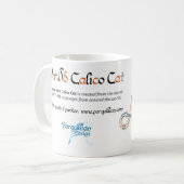 Tasse Chat Calico World Word (Devant gauche)