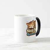 Tasse Chat Changeant de Couleur Nap First Question (Devant droit)