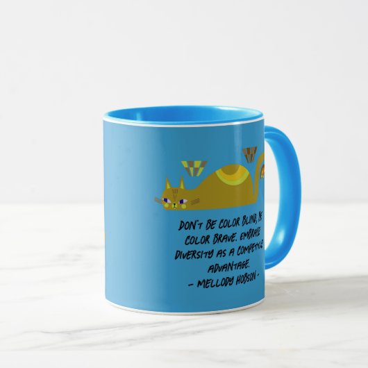 TASSE CHAT DALTONIEN (Devant droit)