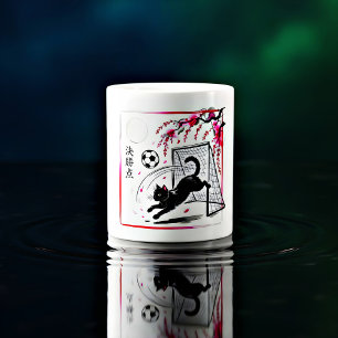 Tasse Chat de Foot Ludique Cadeau Parfait pour les