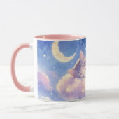 Tasse Chat de Lune Endormie (Gauche)