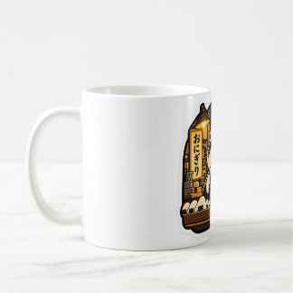 Tasse Chat de Nuit Onigiri | Chat de Nourriture Ja