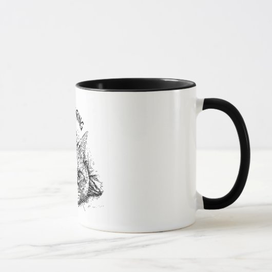 Tasse Chat Drôle (Droite)