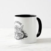 Tasse Chat Drôle (Devant droit)