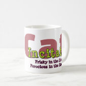 Tasse Chat du Chaos – Incitata : Frivole dans les (Devant droit)