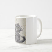 Tasse Chat Éfrayant (Devant droit)