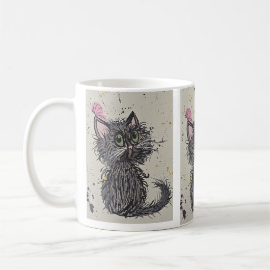 Tasse Chat Éfrayant (Gauche)