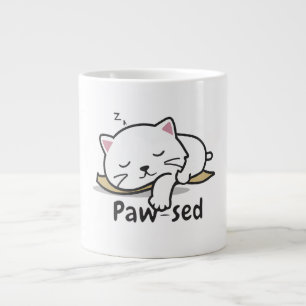 Tasse Chat Endormi – Parfaite pour les Gorgées & l