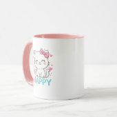 Tasse Chat Être Heureux (Devant gauche)