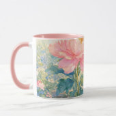 Tasse Chat Floral (Gauche)