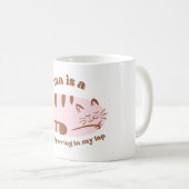 Tasse Chat Karma (Devant droit)
