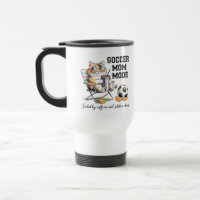 Tasse Chat Maman de Foot Drôle - Caféine et Banc d