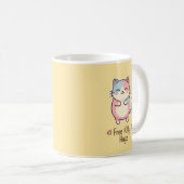 Tasse Chat Mignon Kawaii Hugz Gratuits (Devant droit)