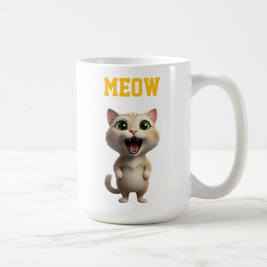Tasse Chat Mignon Meow (Droite)