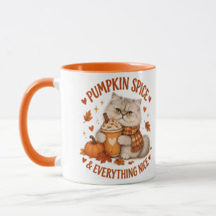 Tasse Chat Mignon Spice de Citrouille & Tout Choue
