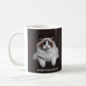 Tasse Chat - Né pour être adoré (Gauche)