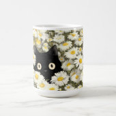 Tasse Chat Noir Floral (Centre)
