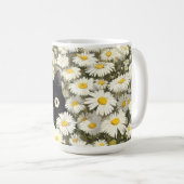Tasse Chat Noir Floral (Devant droit)
