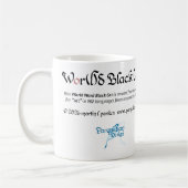Tasse Chat Noir Mot Monde (Gauche)