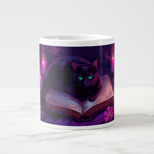Tasse Chat Noir Tasse à Café Lumière de Bougie S
