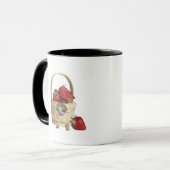 Tasse chat panier de fraises (Devant gauche)
