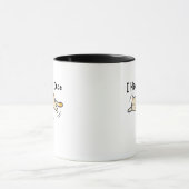 Tasse chat paresseux drôle "J'avais des plans une (Centre)