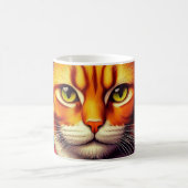 Tasse chat roux coloré ! (Centre)