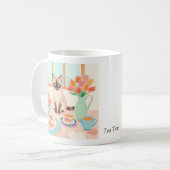Tasse Chat Siamois & Friandises (Devant gauche)