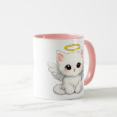 Tasse Chaton Ange Mignon (Devant droit)