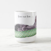 Tasse - chaton bleu russe (Centre)