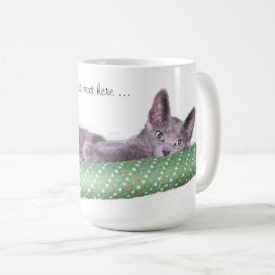 Tasse - chaton bleu russe